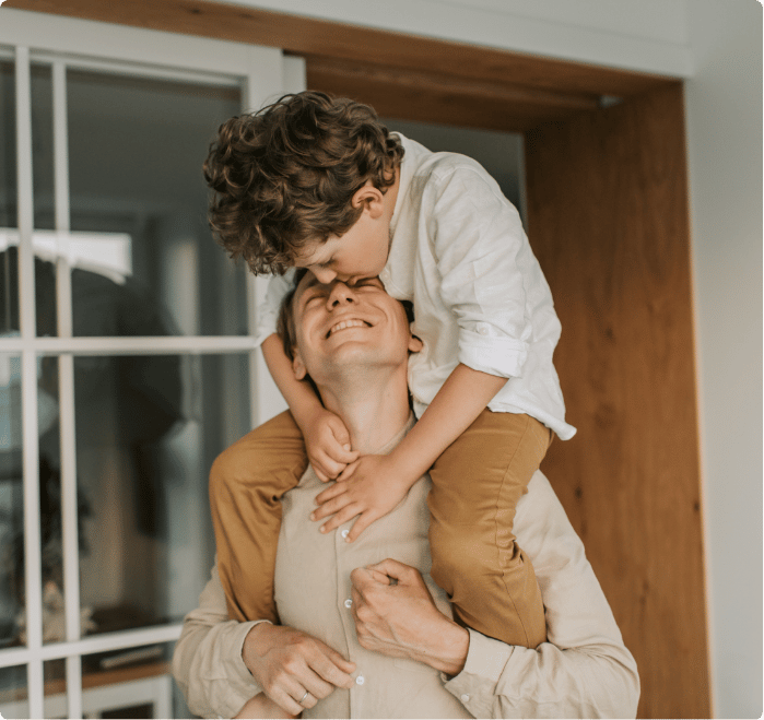 father-son father and son
