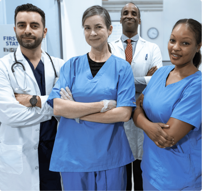 nurses and doctors