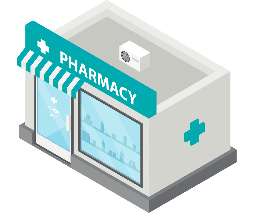 pharmacy-building-icon pharmacy icon